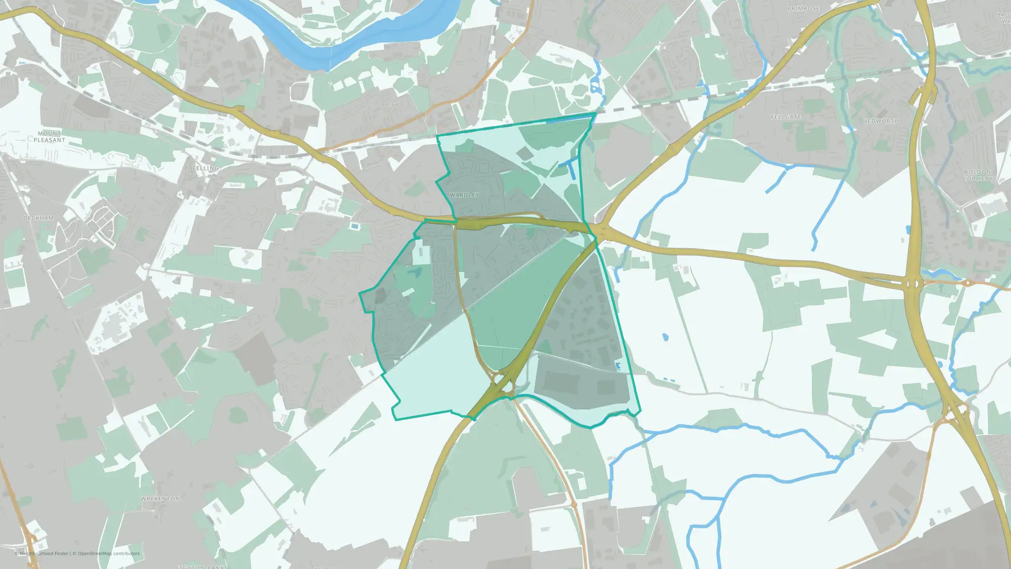 Wardley and Leam Lane