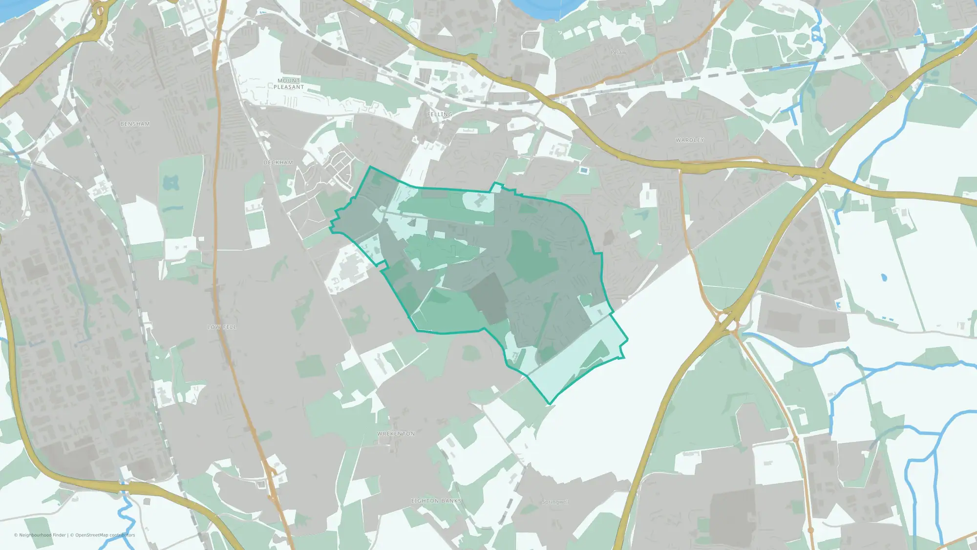 Windy Nook and Whitehills