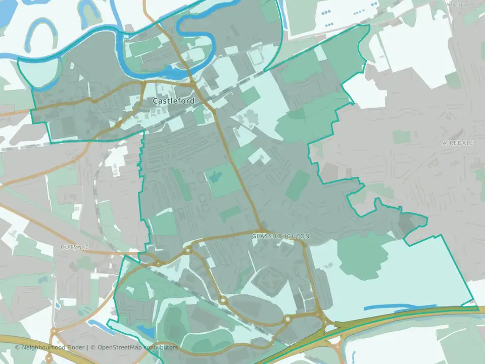 Castleford Central and Glasshoughton