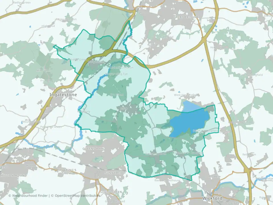 South Hanningfield, Stock and Margaretting