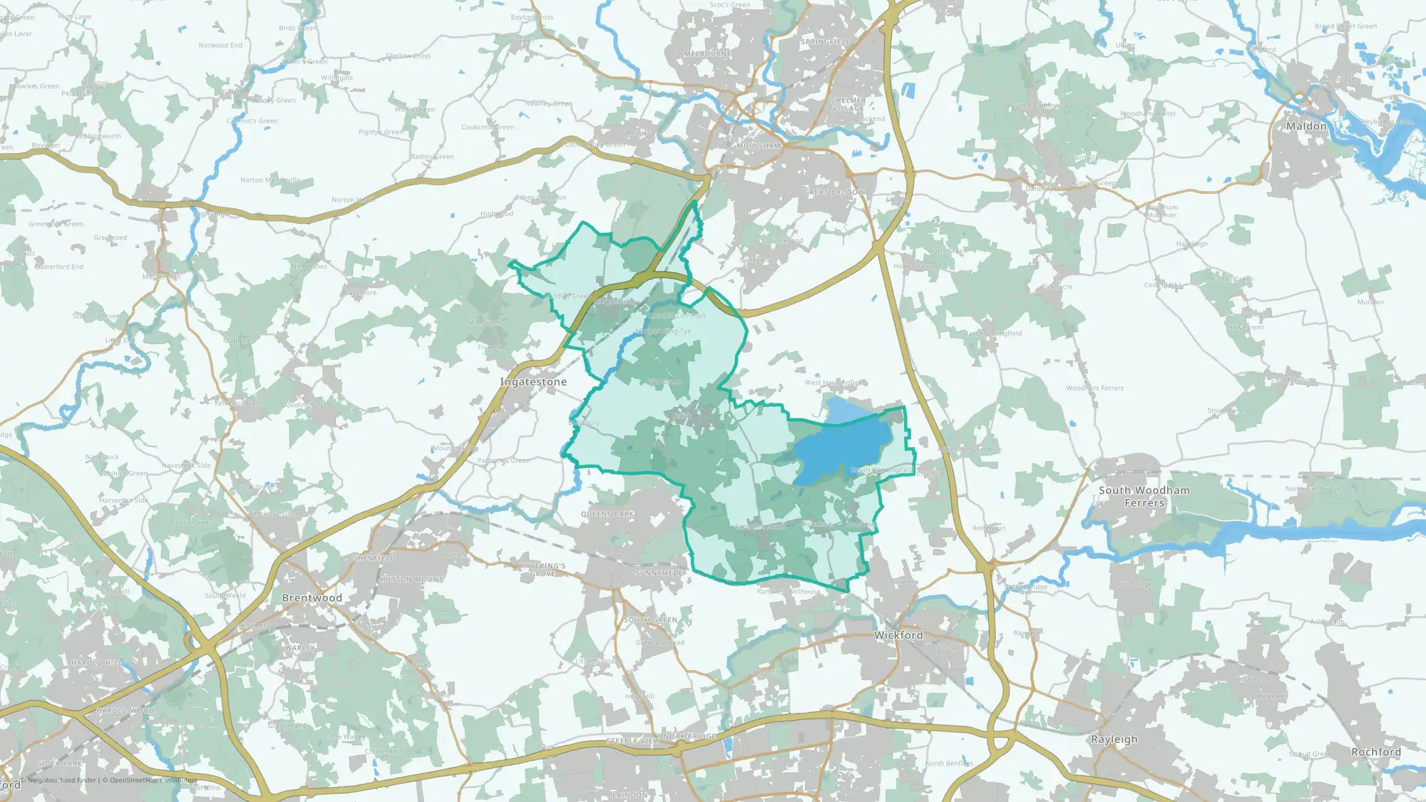 South Hanningfield, Stock and Margaretting