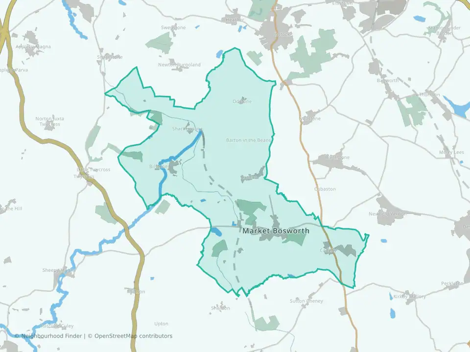 Cadeby, Carlton and Market Bosworth with Shackerstone