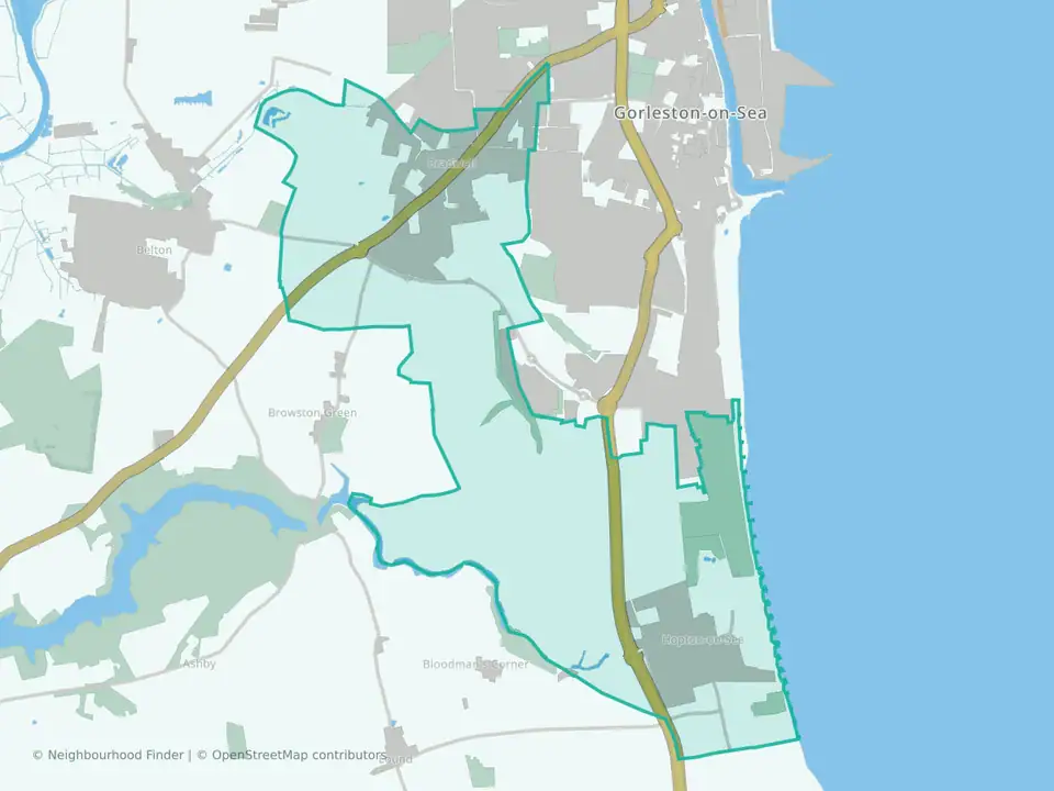 Bradwell South and Hopton