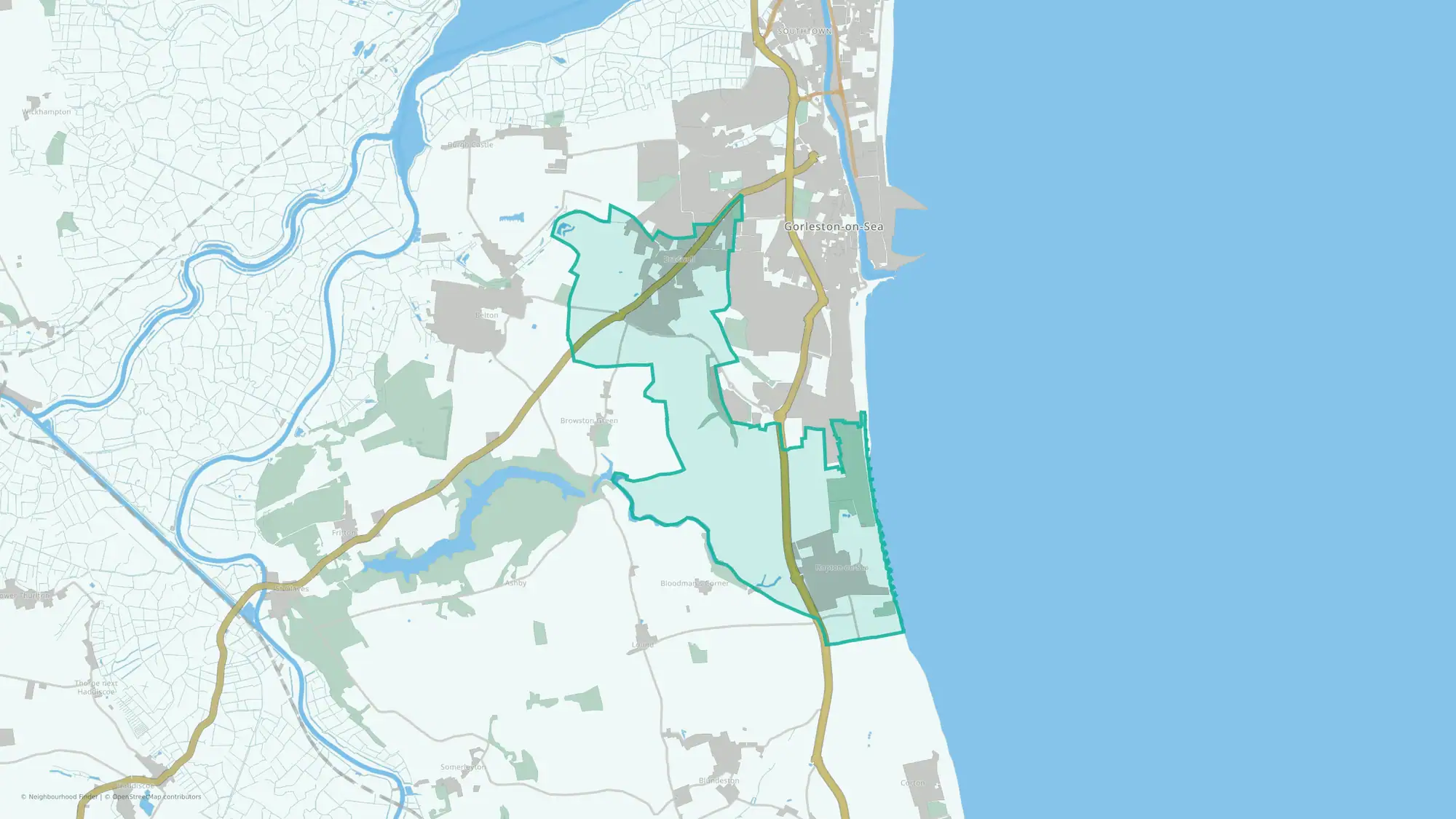 Bradwell South and Hopton