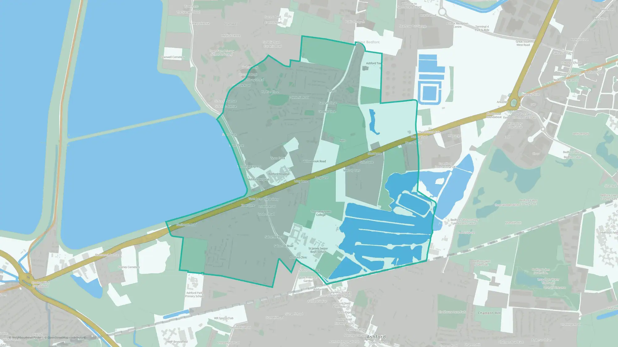 Ashford North and Stanwell South