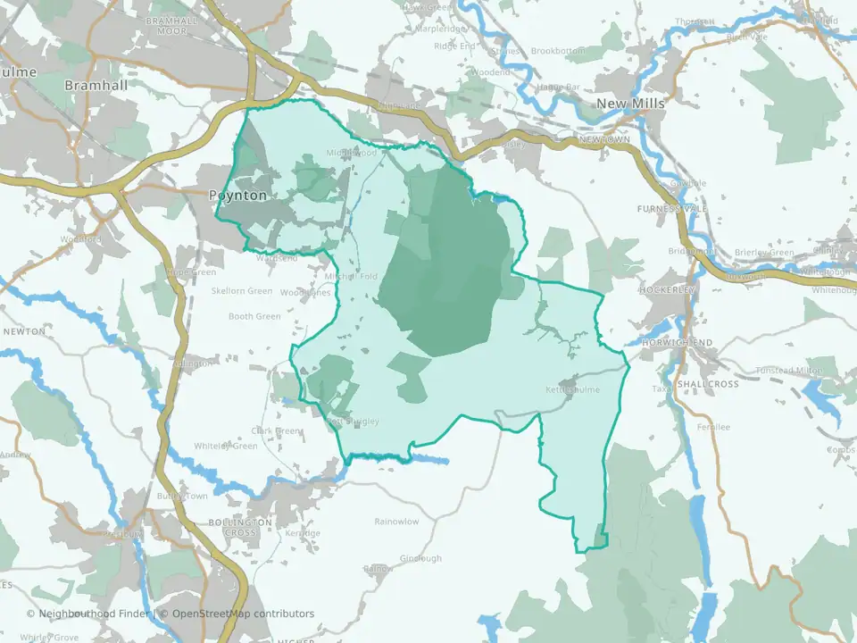 Poynton East and Pott Shrigley