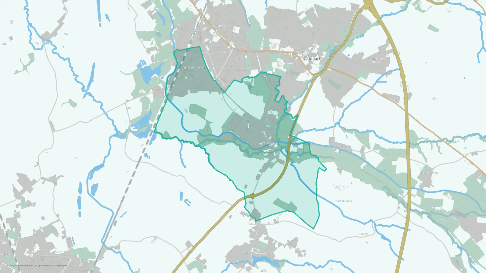 Sandbach Ettiley Heath and Wheelock