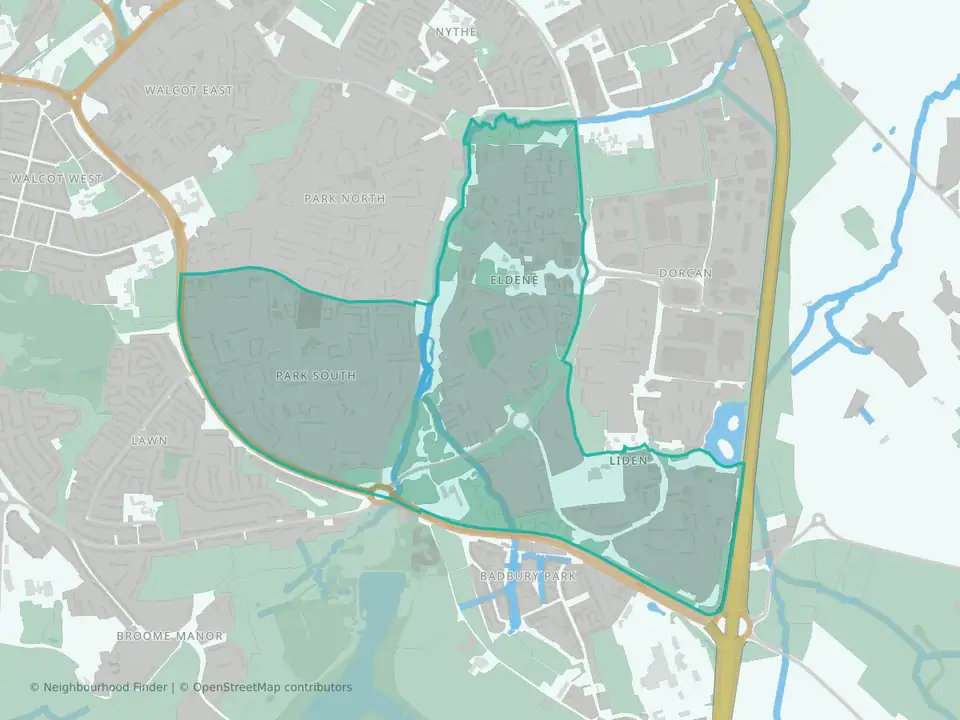 Liden, Eldene and Park South
