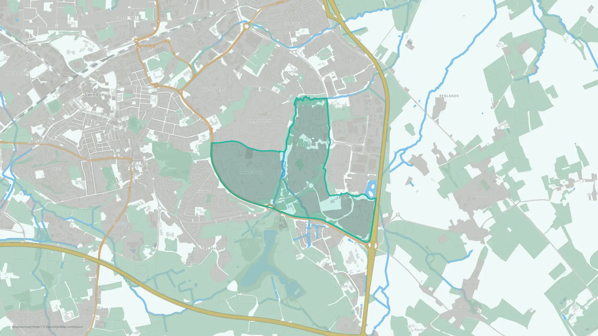 Liden, Eldene and Park South