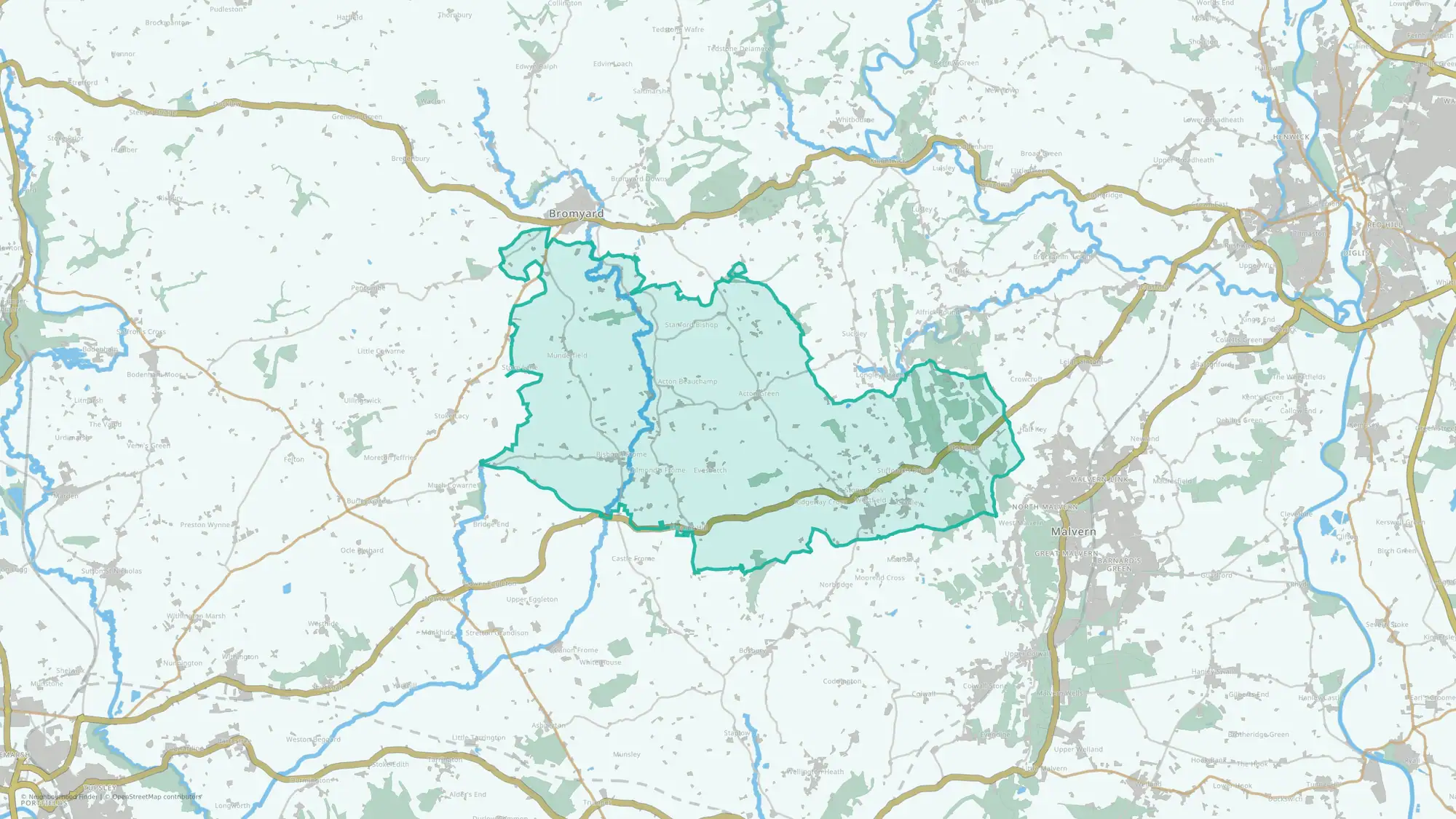 Bishops Frome & Cradley East