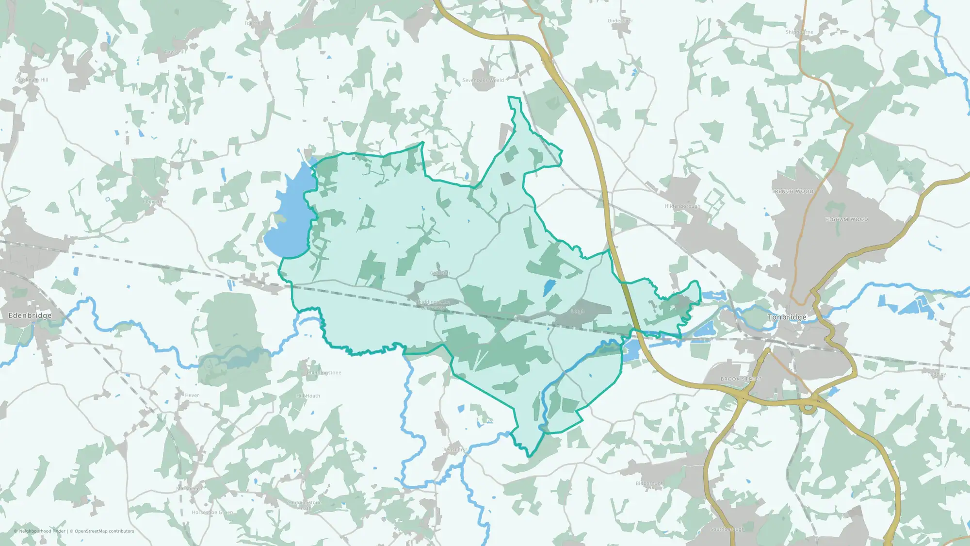 Leigh and Chiddingstone Causeway