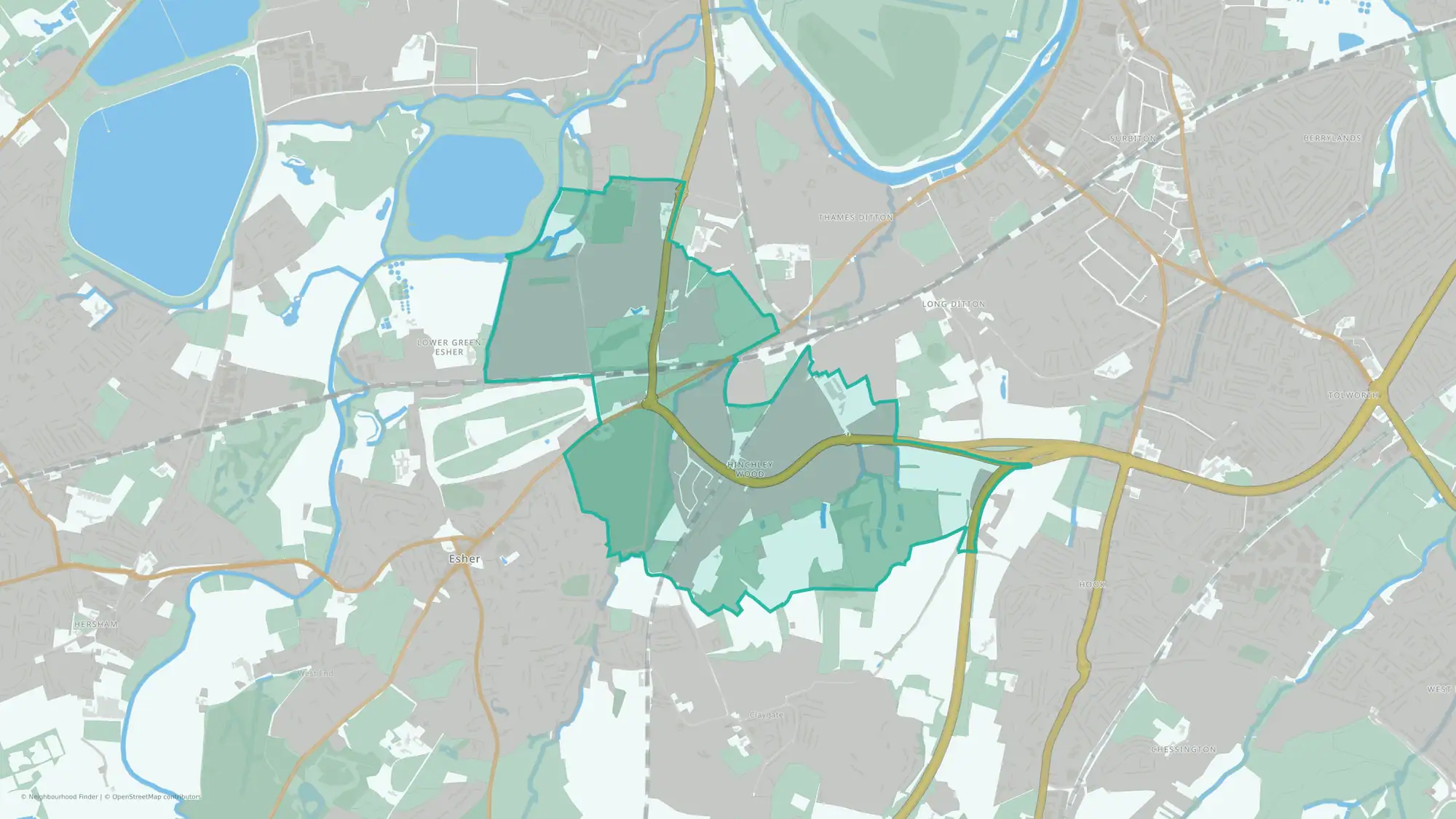 Hinchley Wood & Weston Green