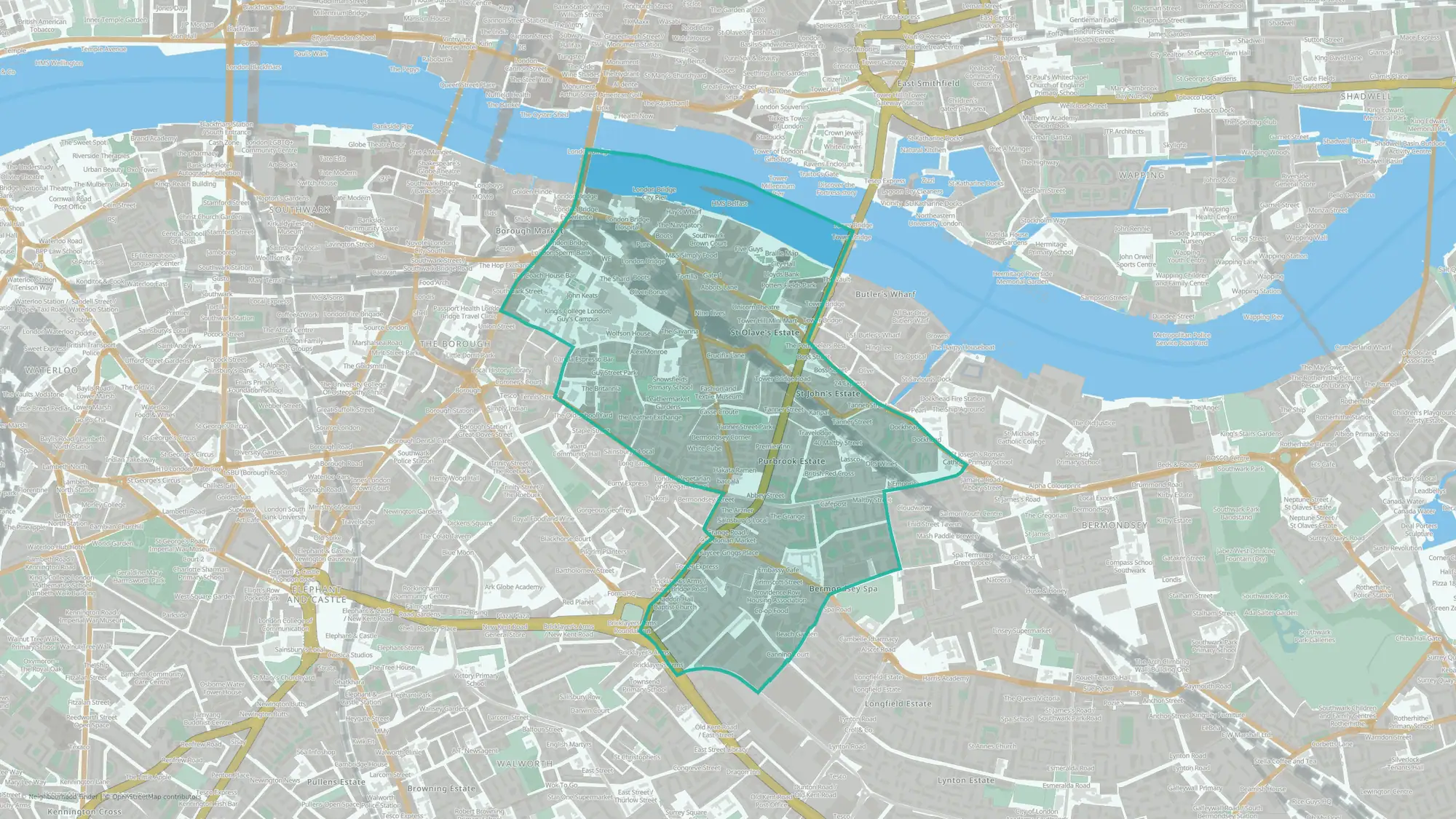 London Bridge & West Bermondsey