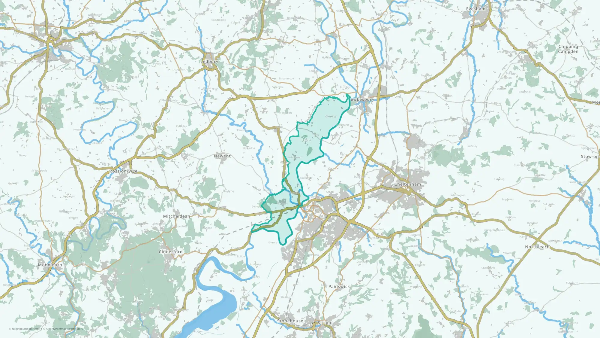 Highnam with Haw Bridge