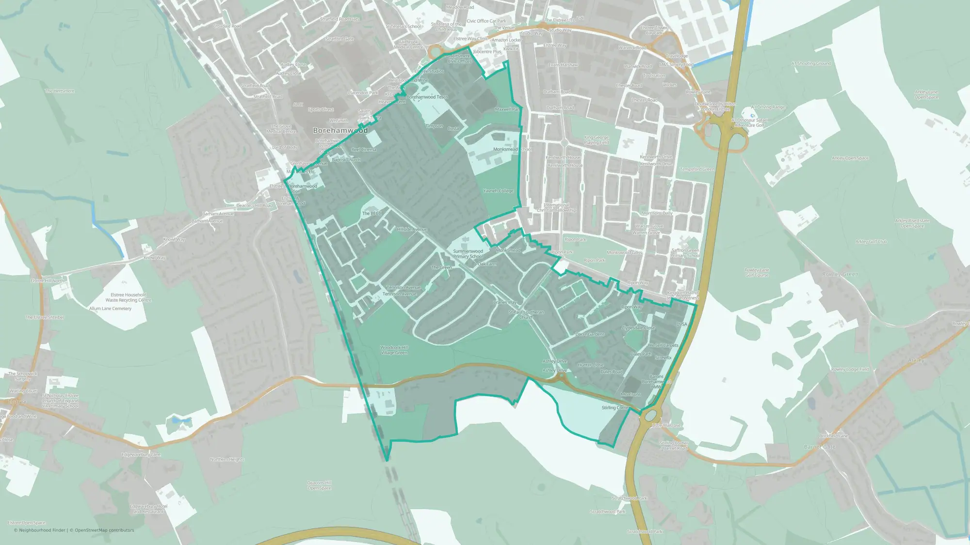 Borehamwood Hillside