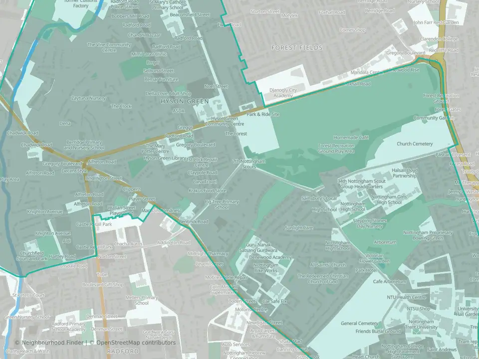 Hyson Green & Arboretum