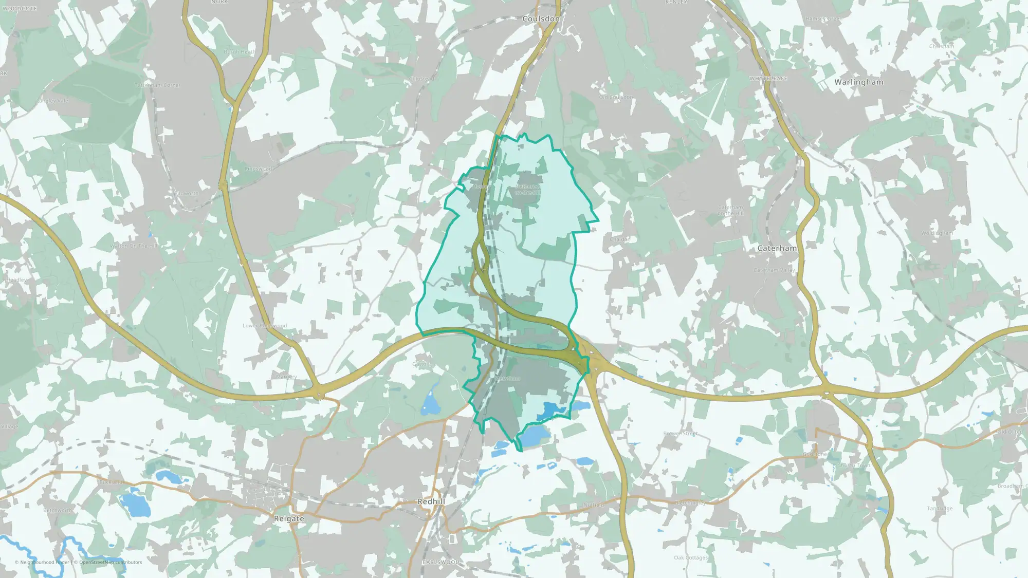 Hooley, Merstham & Netherne