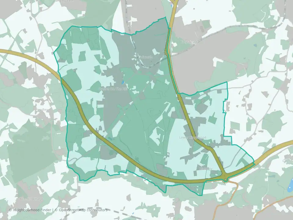 Lower Kingswood, Tadworth & Walton