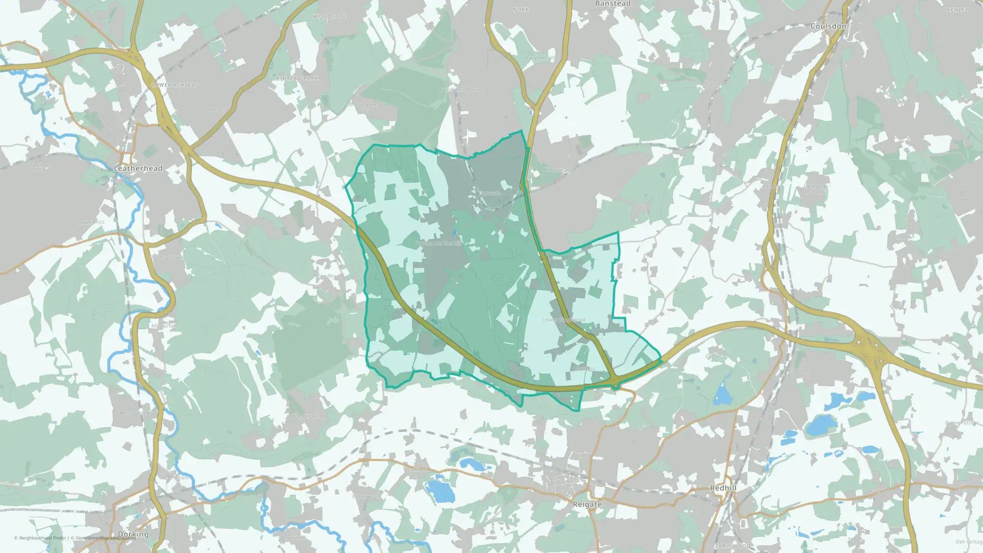 Lower Kingswood, Tadworth & Walton