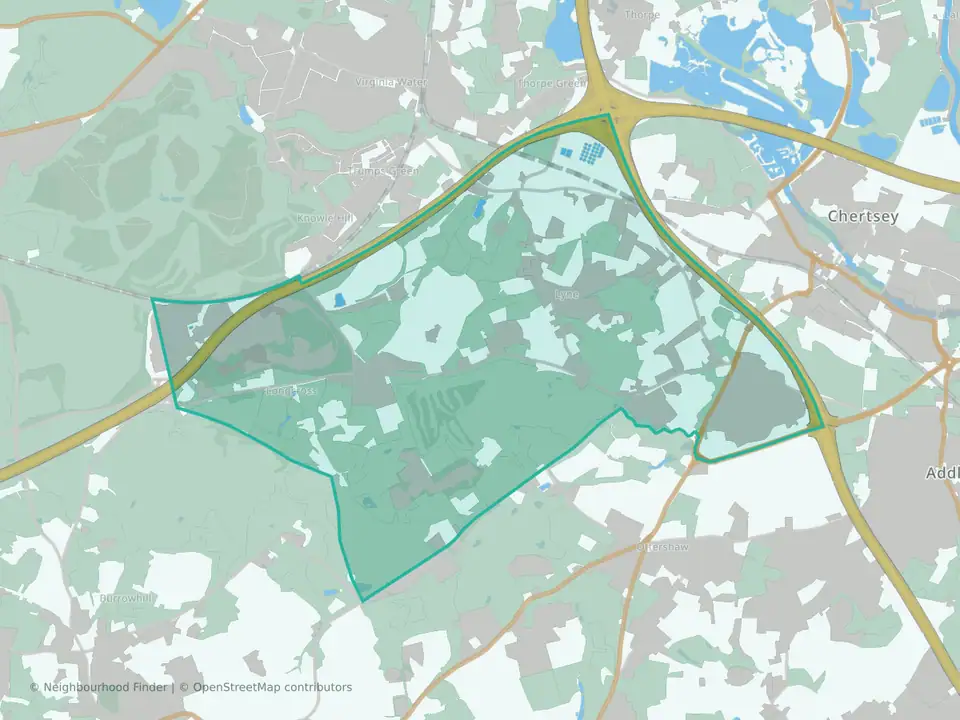 Longcross, Lyne & Chertsey South