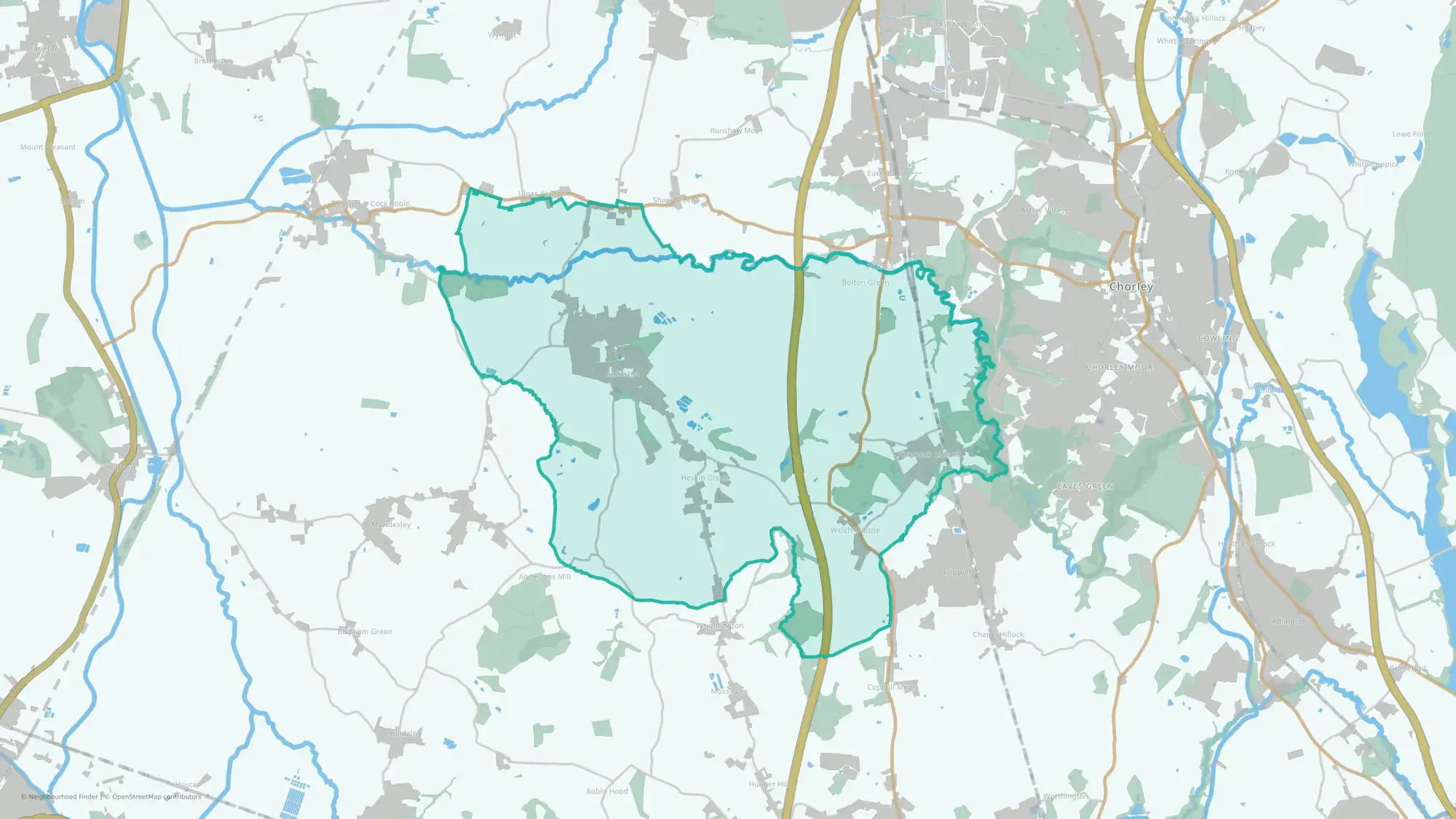 Eccleston, Heskin & Charnock Richard