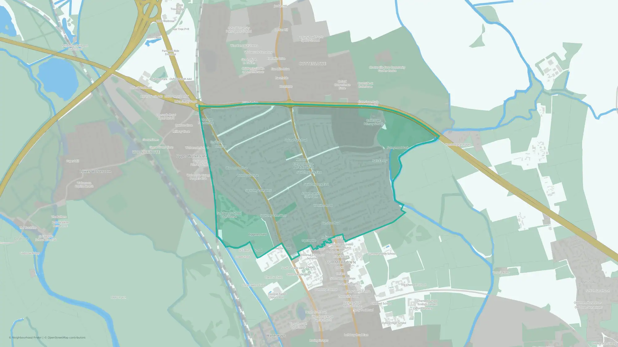 Cutteslowe & Sunnymead