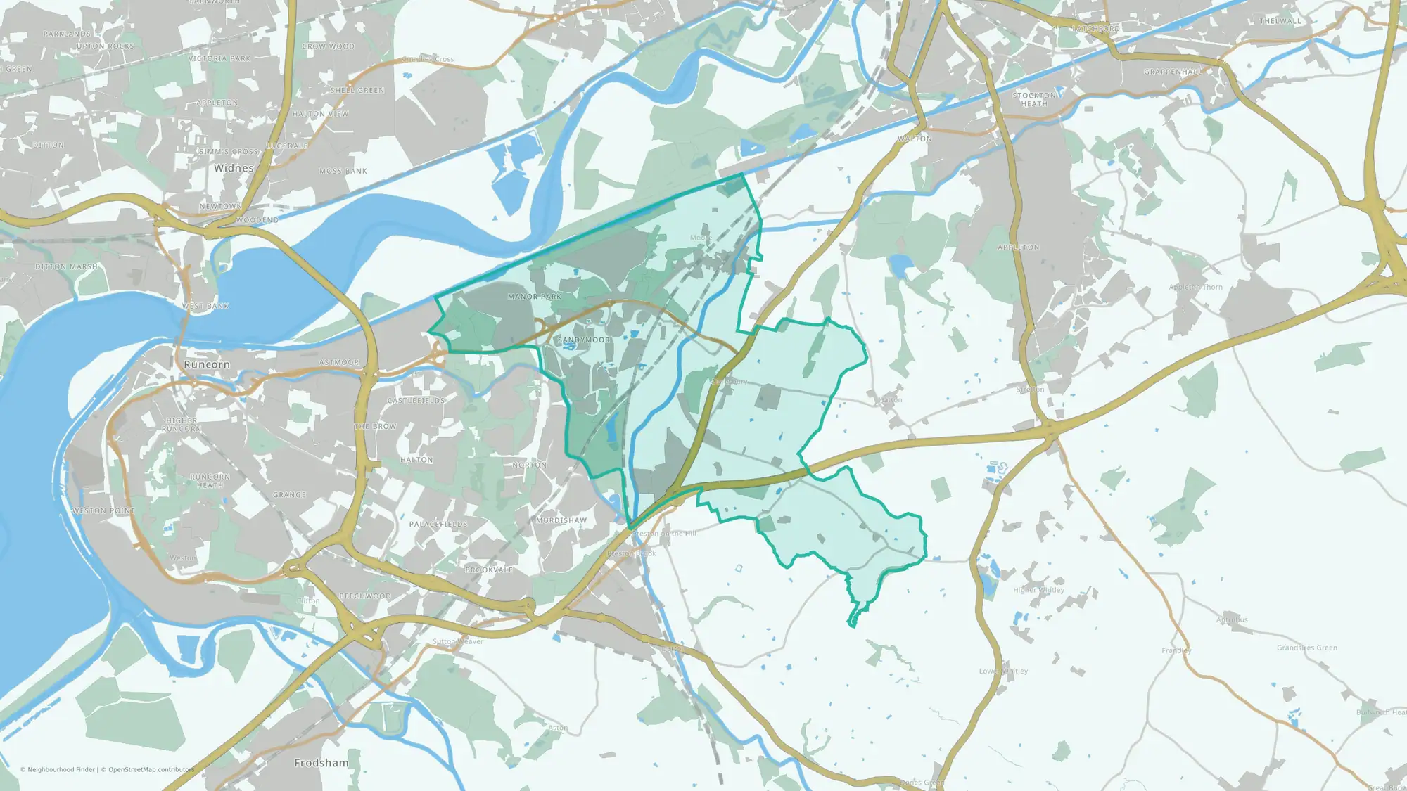 Daresbury, Moore & Sandymoor