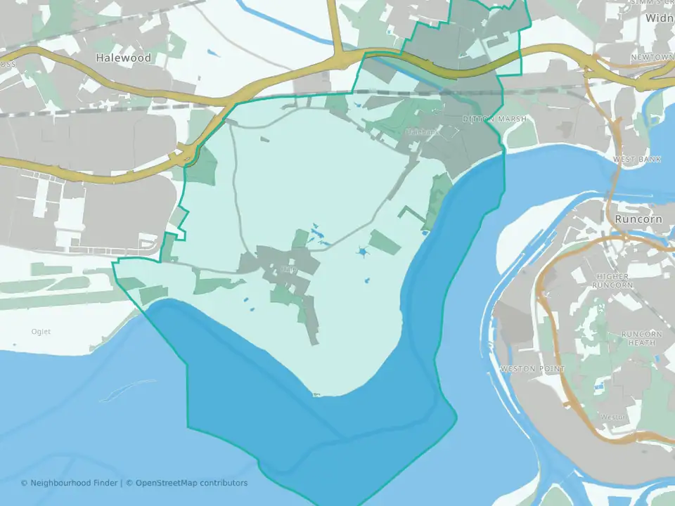 Ditton, Hale Village & Halebank