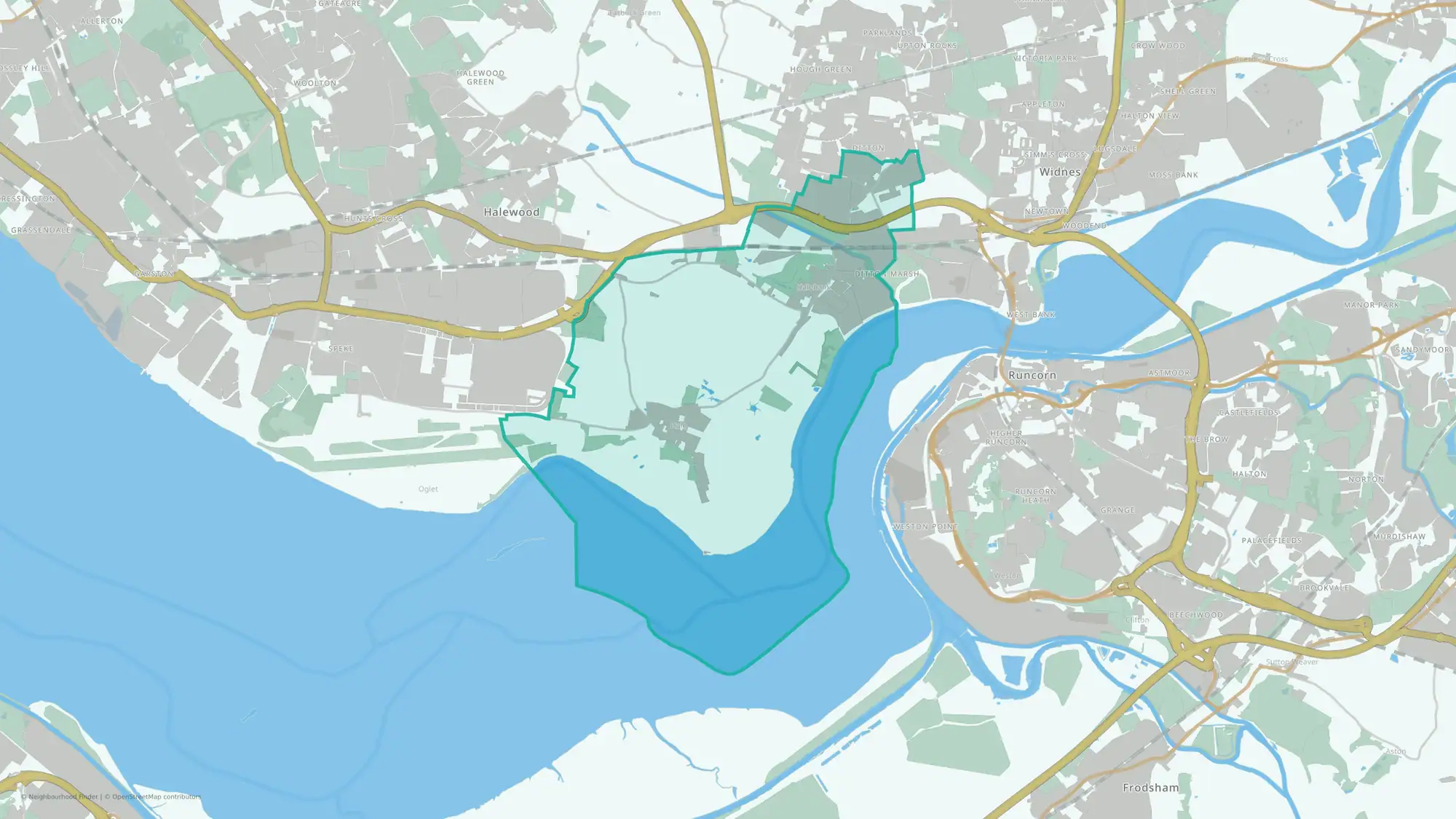 Ditton, Hale Village & Halebank