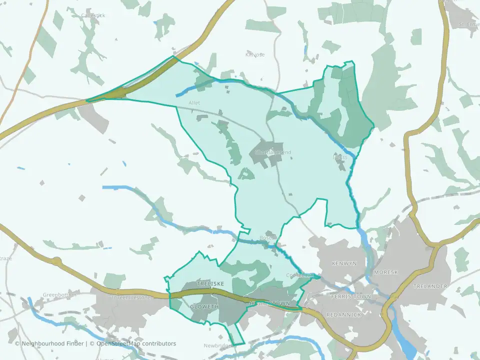 Gloweth, Malabar & Shortlanesend