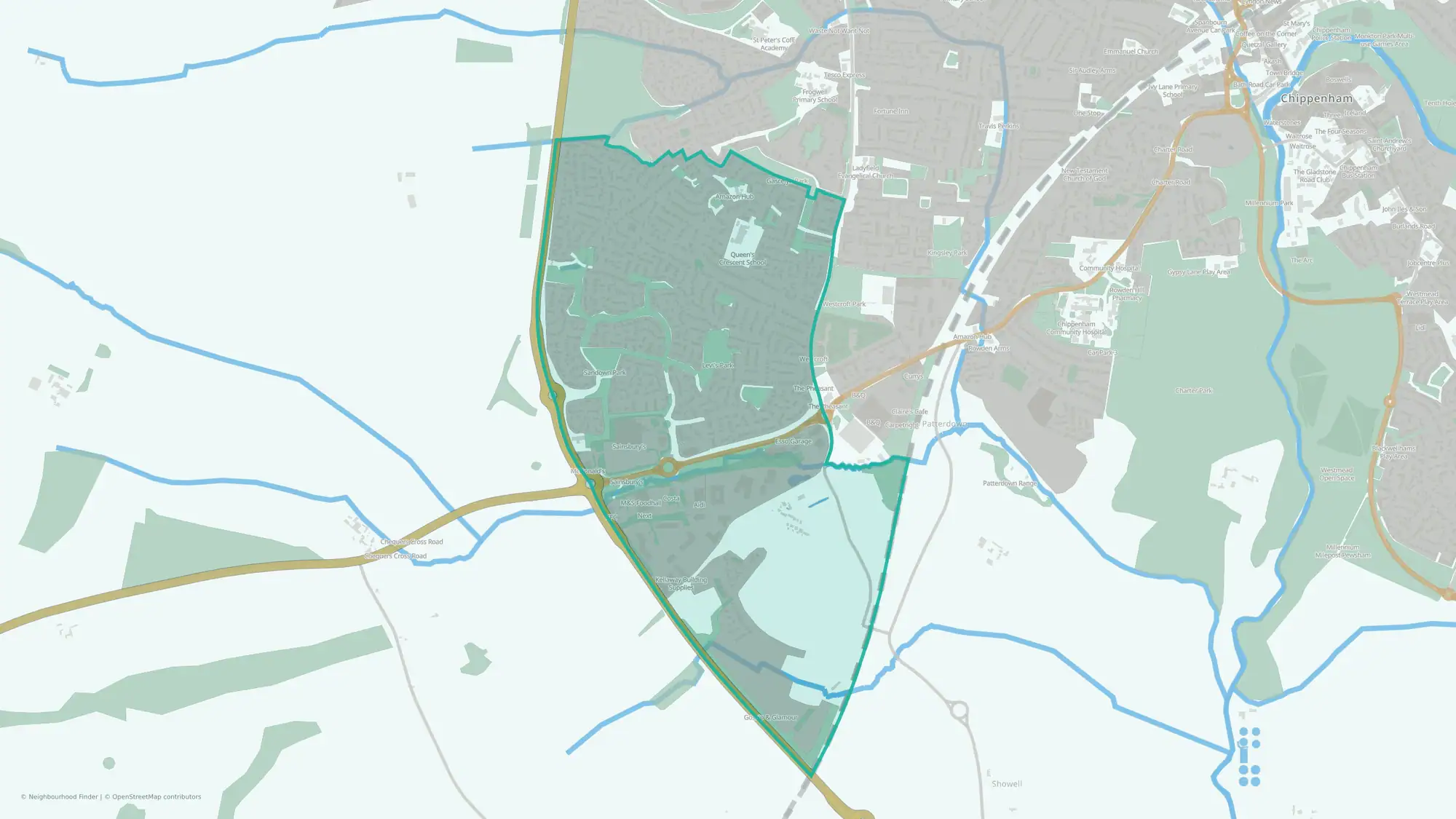 Chippenham Cepen Park & Hunters Moon