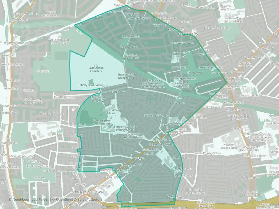 Plaistow West & Canning Town East