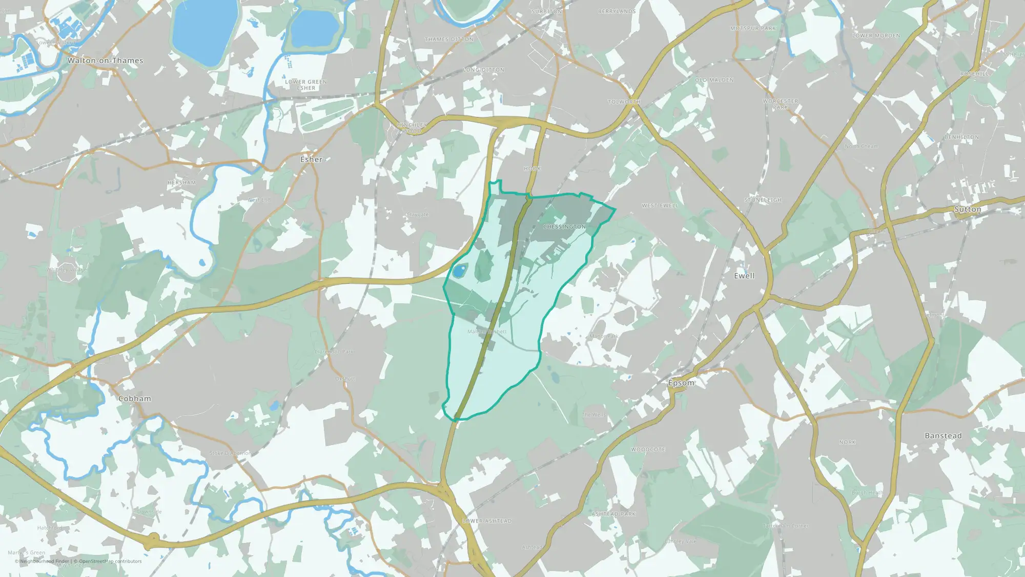 Chessington South & Malden Rushett