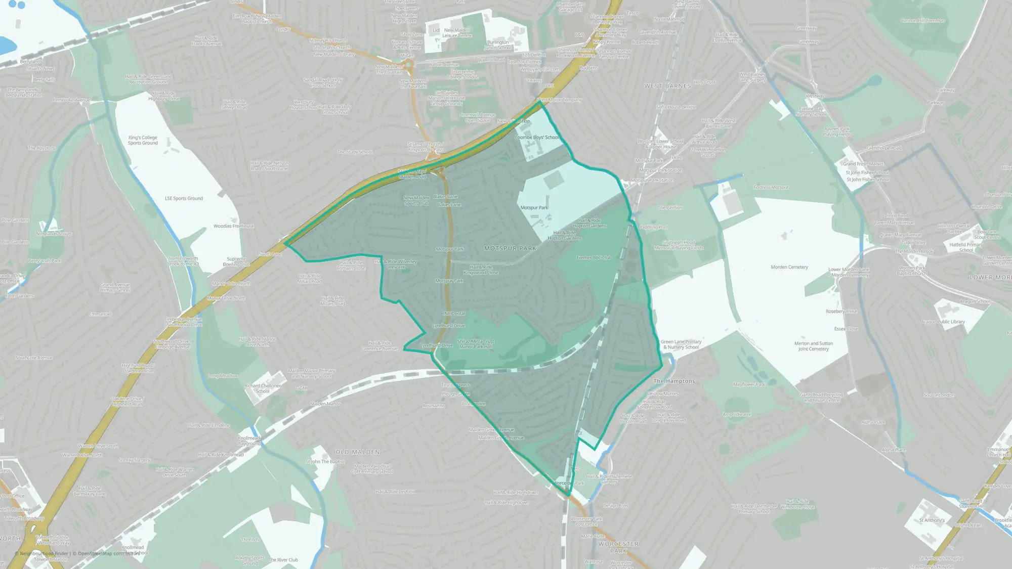 Motspur Park & Old Malden East