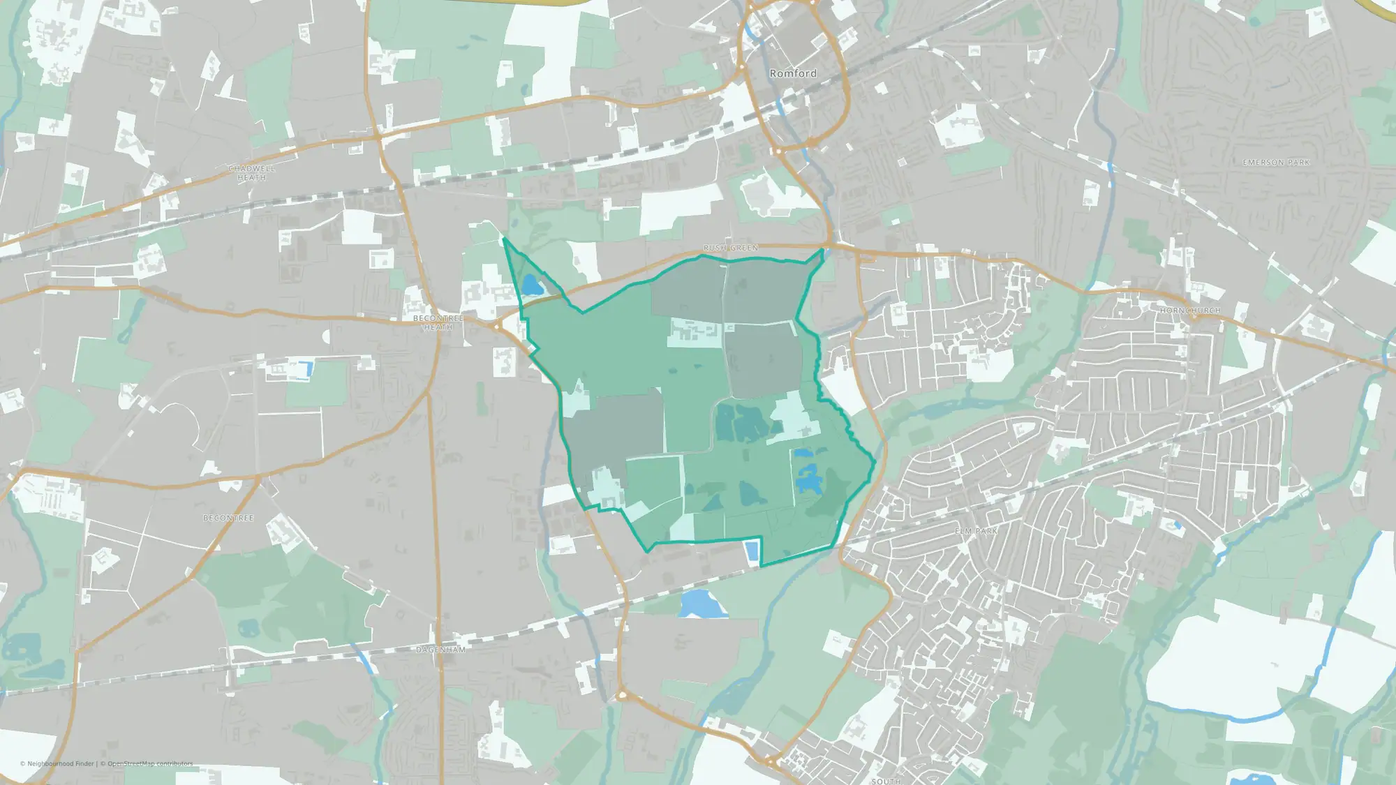 Eastbrook & Rush Green