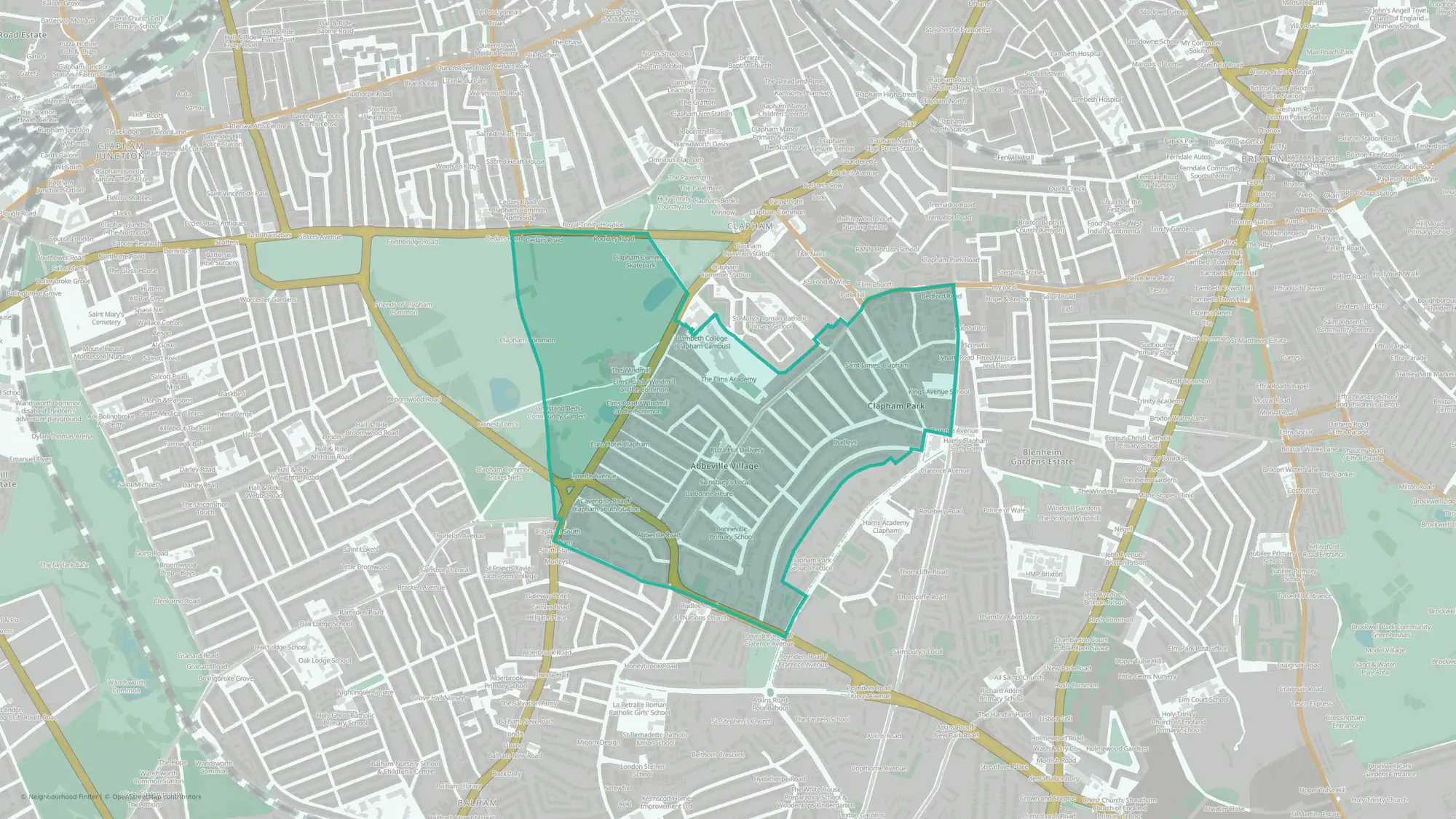 Clapham Common & Abbeville