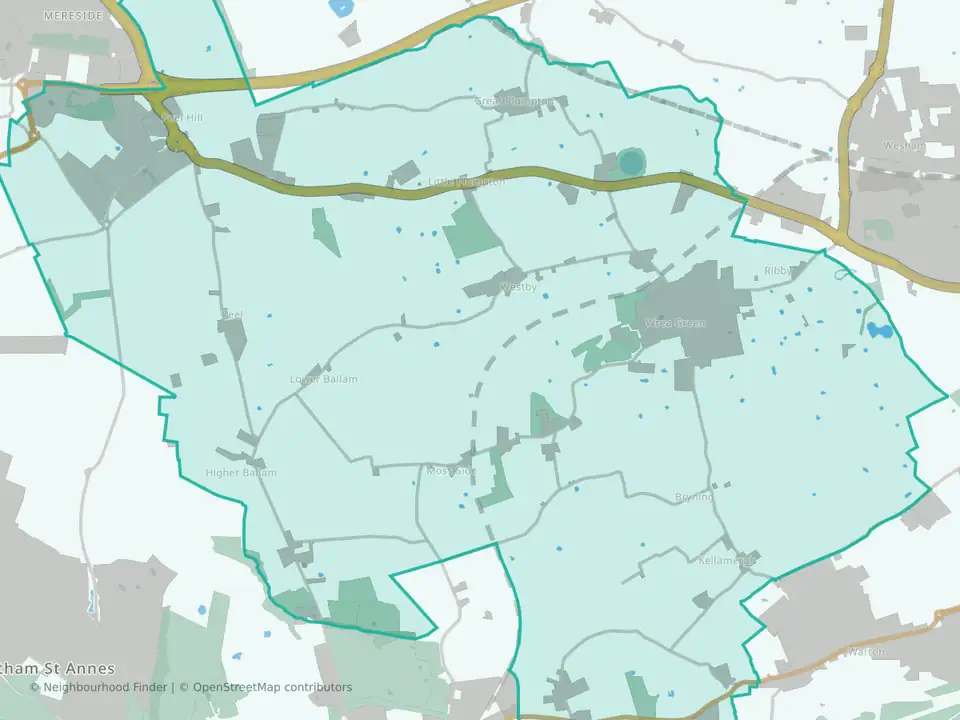 Wrea Green with Westby