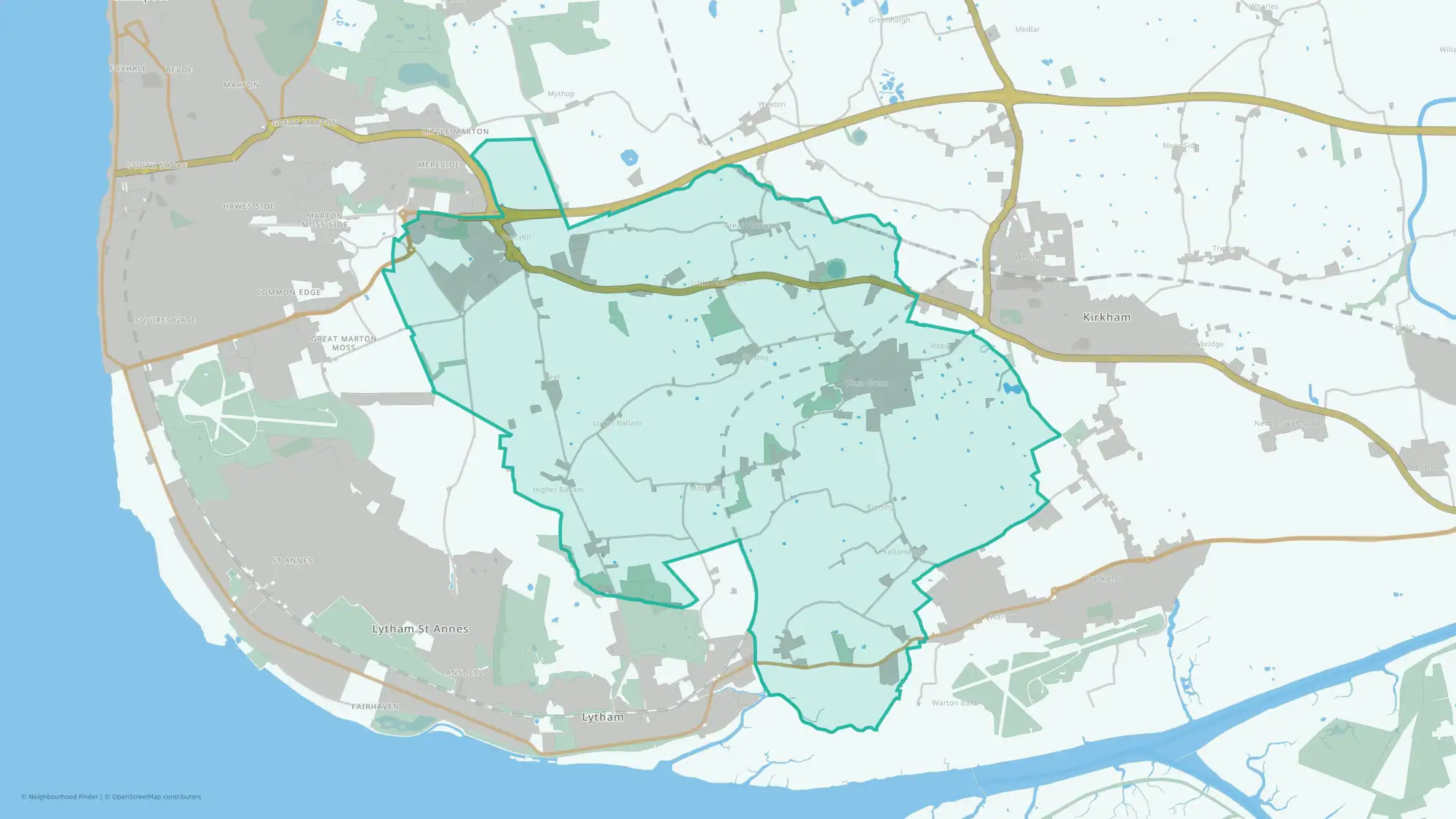 Wrea Green with Westby