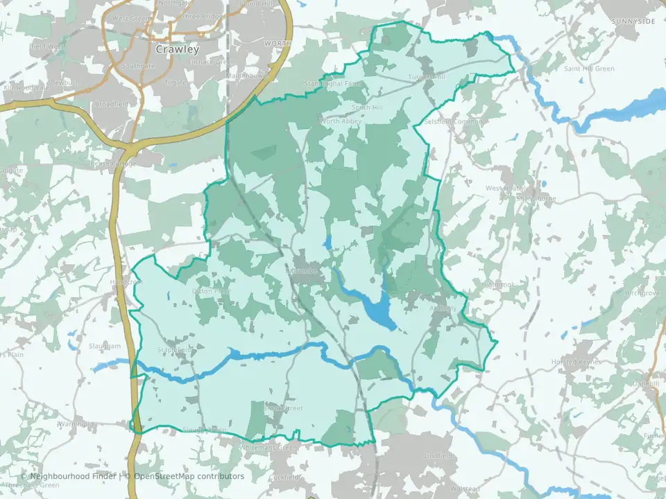 Ardingly, Balcombe & Turners Hill