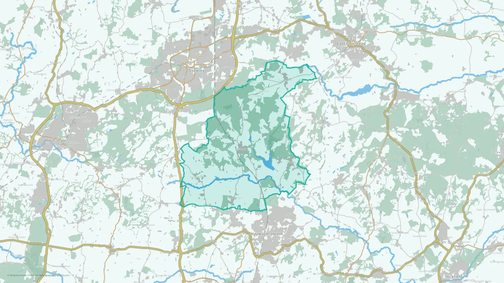 Ardingly, Balcombe & Turners Hill