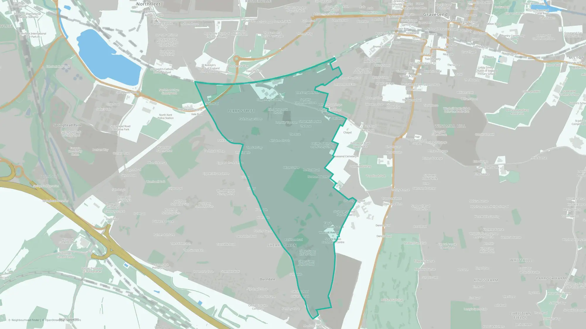 Coldharbour & Perry Street