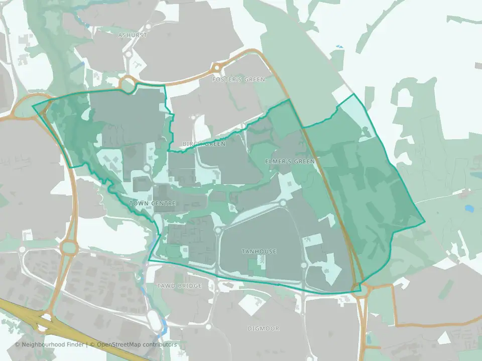 Tanhouse & Skelmersdale Town Centre