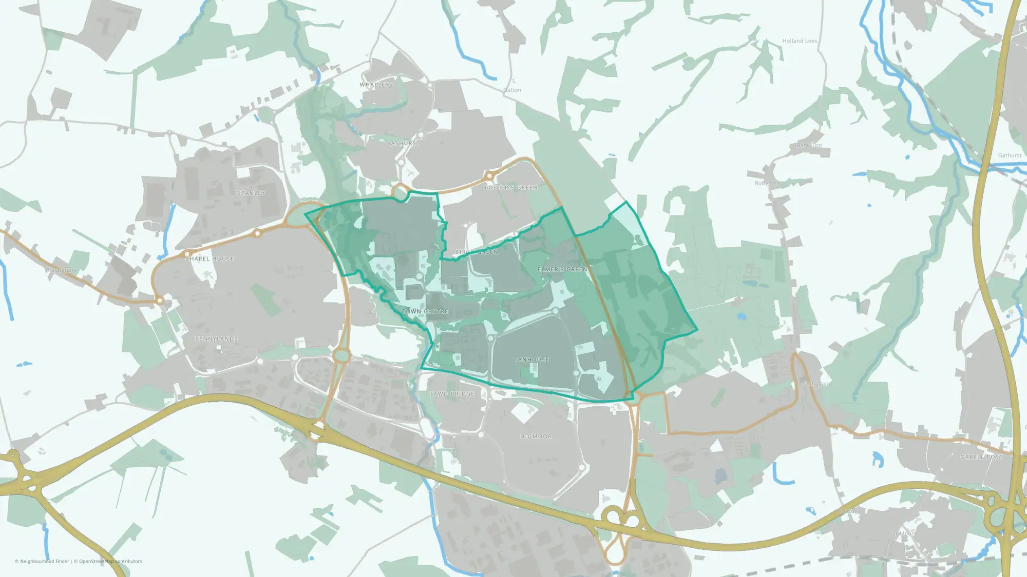Tanhouse & Skelmersdale Town Centre