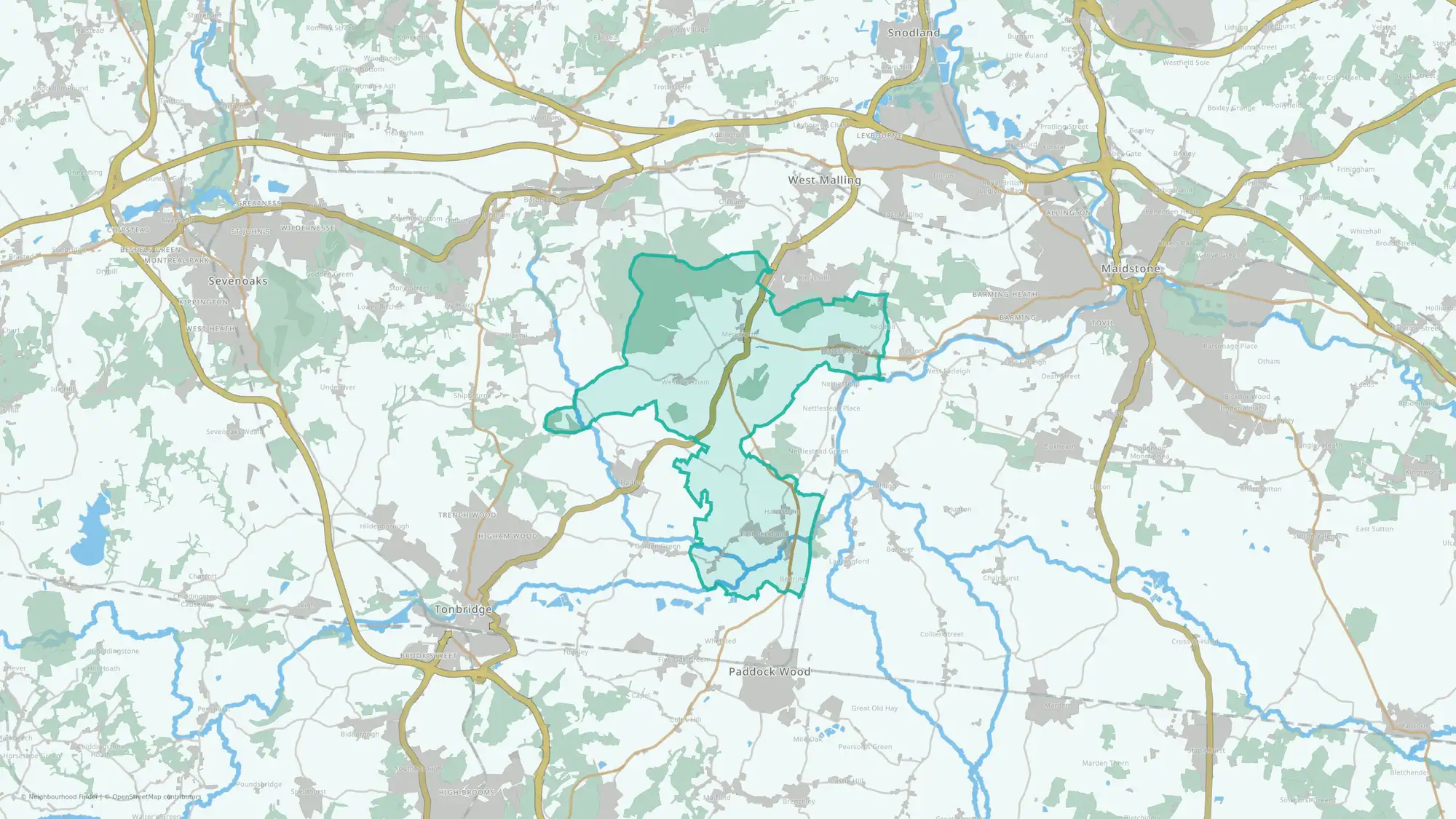 East and West Peckham, Mereworth & Wateringbury