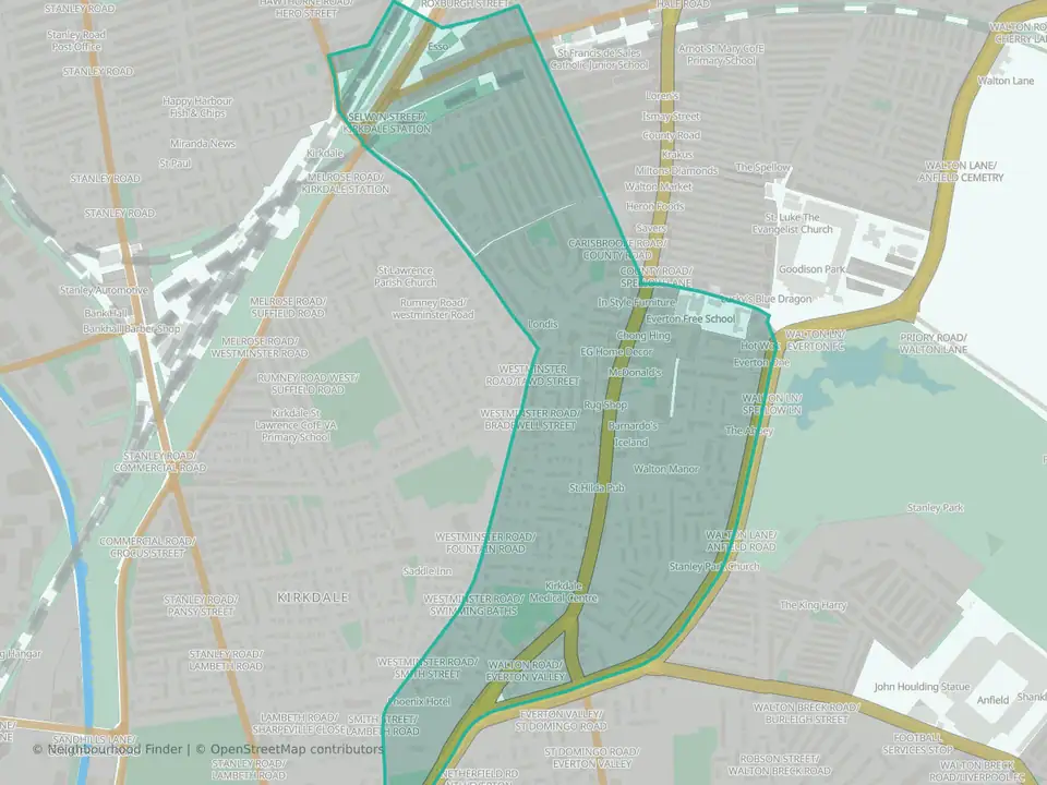 Kirkdale East North West