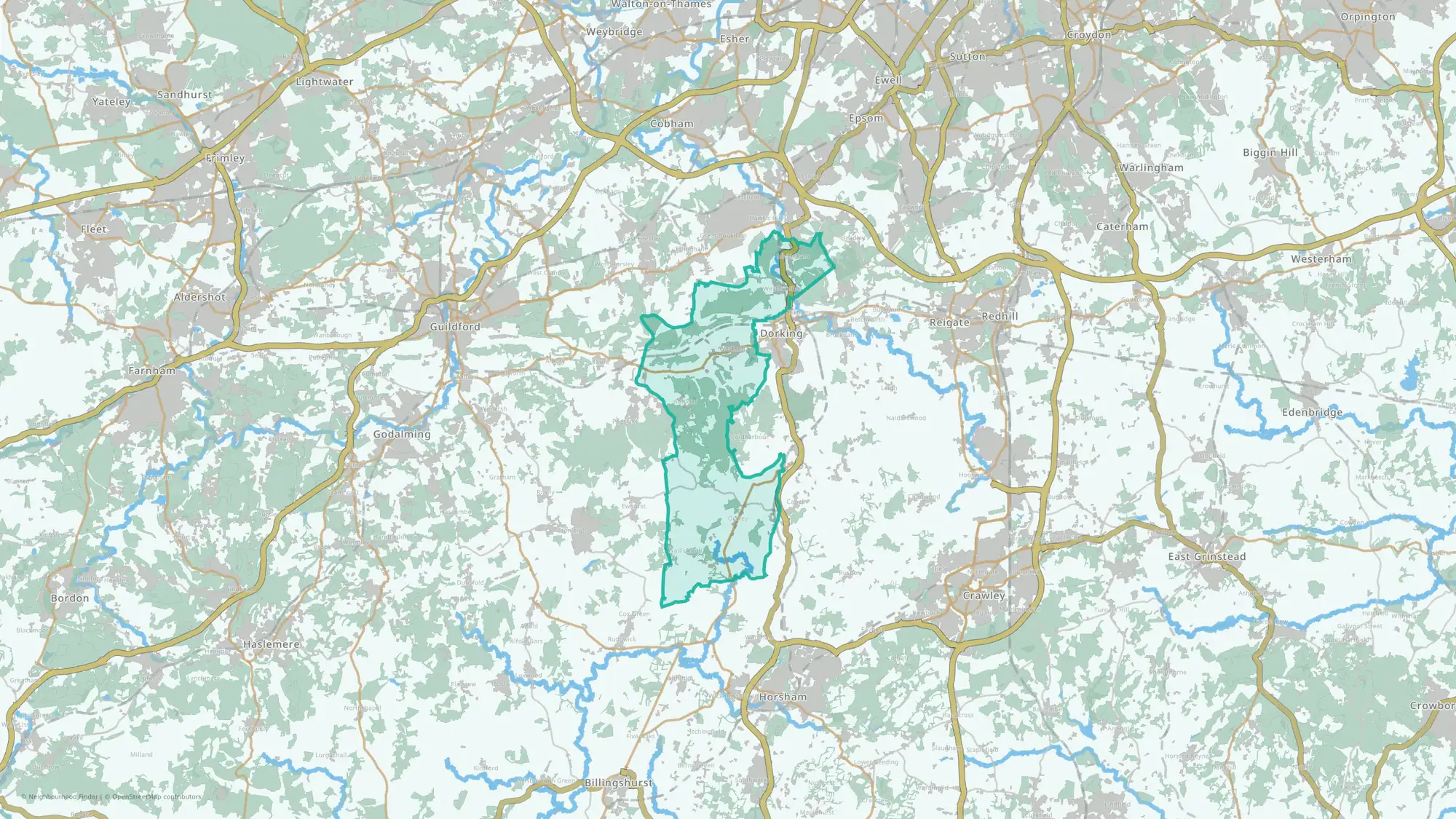 Mickleham, Westcott & Okewood