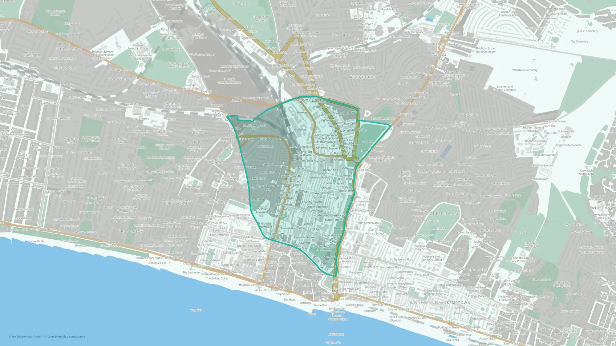 West Hill & North Laine