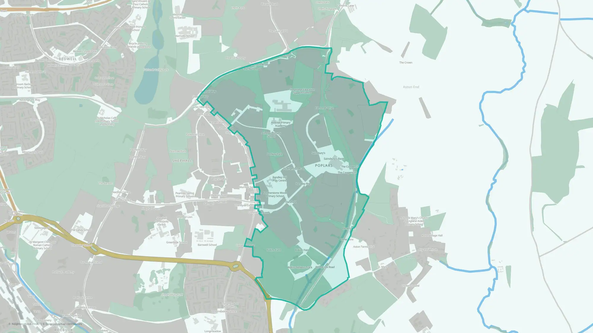 Bandley Hill & Poplars