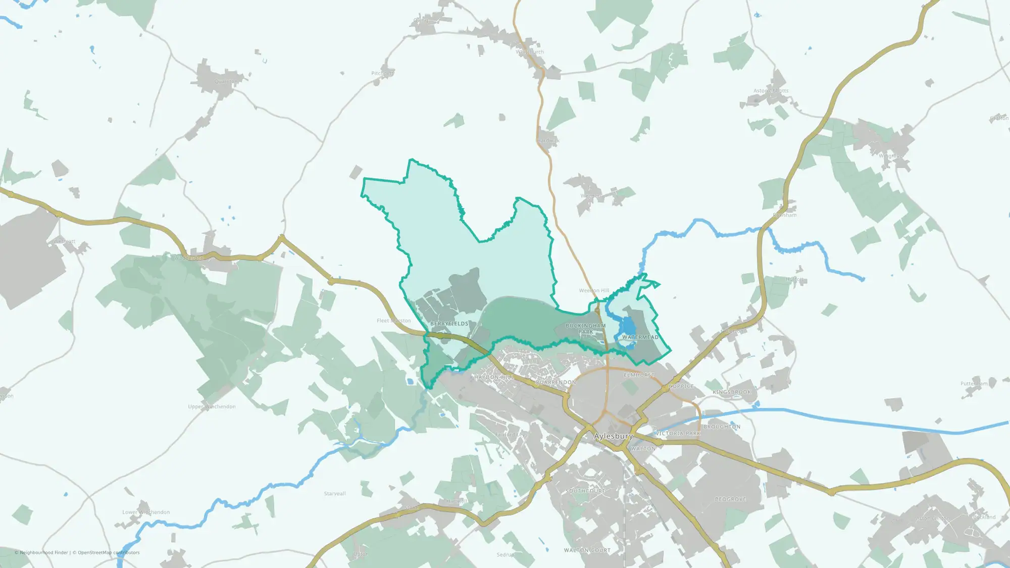 Berryfields, Buckingham Park & Watermead