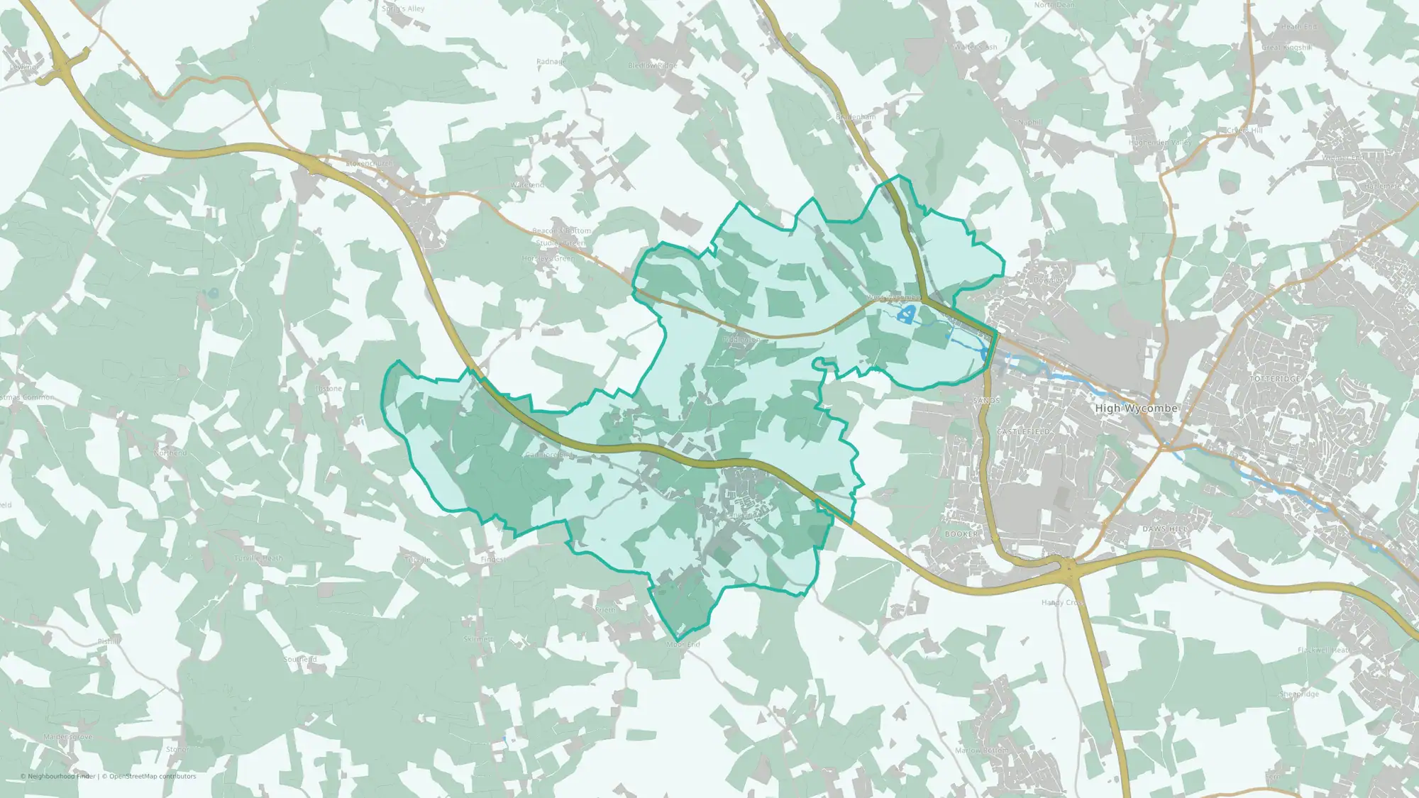 West Wycombe & Lane End